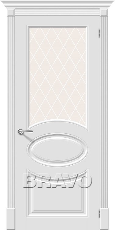 Межкомнатная эмалированная дверь БРАВО Скинни-21 