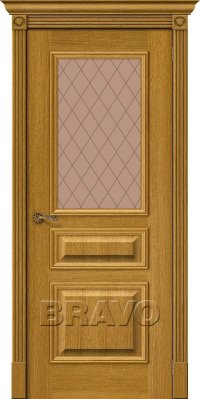 Межкомнатная шпонированная дверь БРАВО Вуд Классик-15.1