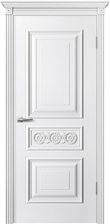 Межкомнатная дверь Ульяновская «Версаль Премьера» Премиум класс, Эмаль белая 
