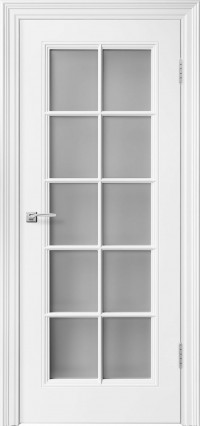 Межкомнатная Дверь Ульяновская «Версаль Прованс 10» Премиум класс, Эмаль Белая Натуральный шпон