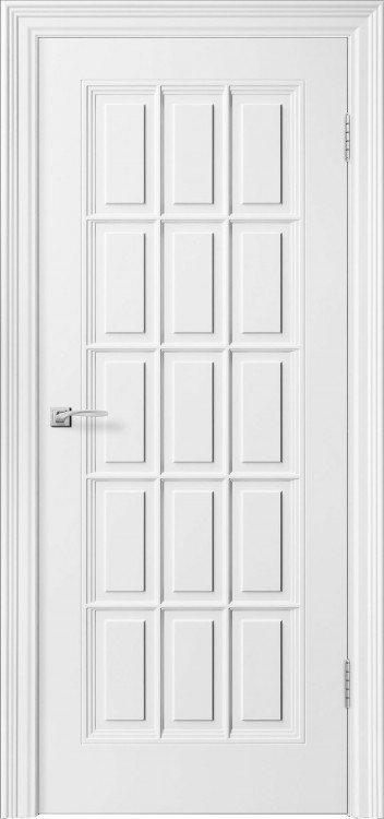 Межкомнатная Дверь Ульяновская «Версаль Прованс 15» Премиум класс, Эмаль Белая Натуральный шпон 