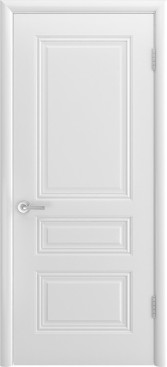 Межкомнатная дверь Ульяновская «Версаль Трио Грейс 1» Премиум класс, Эмаль белая 