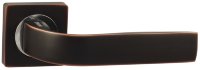 Ручка дверная Vantage V01 Дверная ручка Вантаж V01 в цветах Чёрная с патиной и Матовый никель.