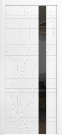 Межкомнатная дверь Ульяновская «Версаль LP 16» Премиум класс Межкомнатная дверь в стиле модерн серии ВЕРСАЛЬ, модель LP 16, покрыта эмалью в 3 цветовых оттенках. Стекло: белое или чёрное.