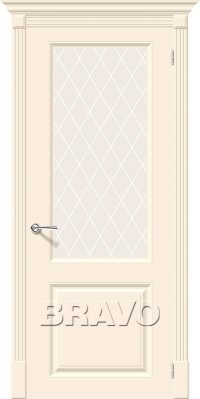 Межкомнатная эмалированная дверь БРАВО Скинни-13 Материал: MDF. Внутреннее заполнение: Жесткий сотовый наполнитель. Отделка полотна: Двухкомпонентная полиуретановая эмаль Renner (Италия). Толщина полотна (мм): 39.