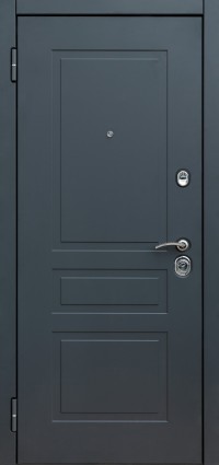 Входная металлическая дверь COMMANDDOORS Лорд 2К Шагрень графит