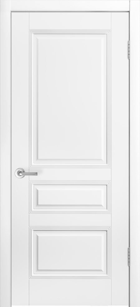 Дверь межкомнатная белая шпон