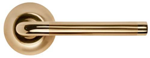 Ручка дверная Morelli DIY MH-03 SG/GP Колонна золото 