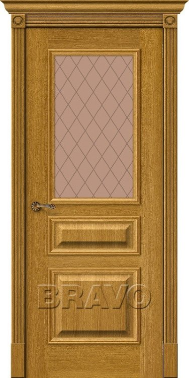 Межкомнатная шпонированная дверь БРАВО Вуд Классик-15.1 