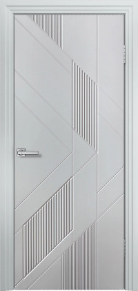 Межкомнатная дверь Ульяновская «Версаль Нео 4» Эмаль RAL 7047 Межкомнатная дверь серии ВЕРСАЛЬ, модель Нео 4, покрыта эмалью RAL 7047​.
