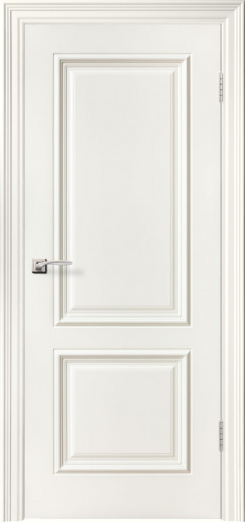 Межкомнатная дверь Ульяновская «Elegance Престиж 2» Эмаль белая (RAL 9010) 