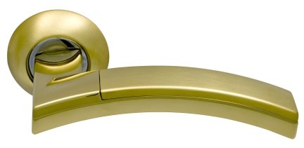Дверная ручка Archie SILLUR 132 S.GOLD/P.GOLD 