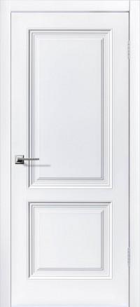 Межкомнатная дверь Ульяновская «Версаль S2» Премиум класс, Эмаль белая