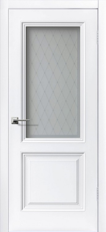 Межкомнатная дверь Ульяновская «Версаль Вива 2» Эмаль белая 