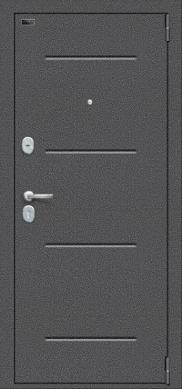 Дверь входная металлическая «Нео» Букле черное