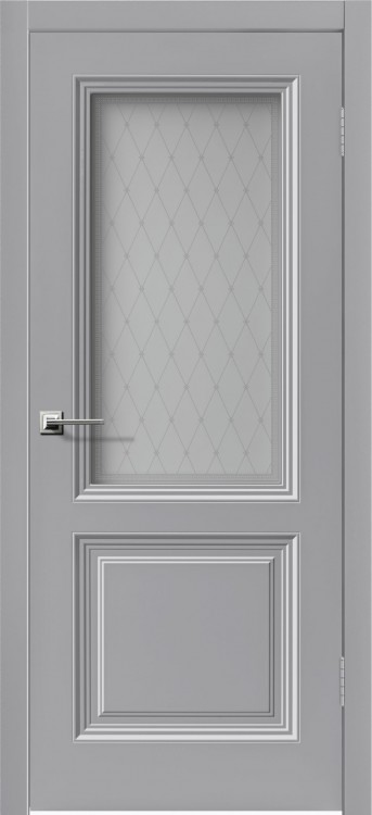 Межкомнатная дверь Ульяновская «Версаль Вива 2» Эмаль серая 