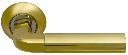 Дверная ручка Archie SILLUR 96 S.GOLD/P.GOLD 