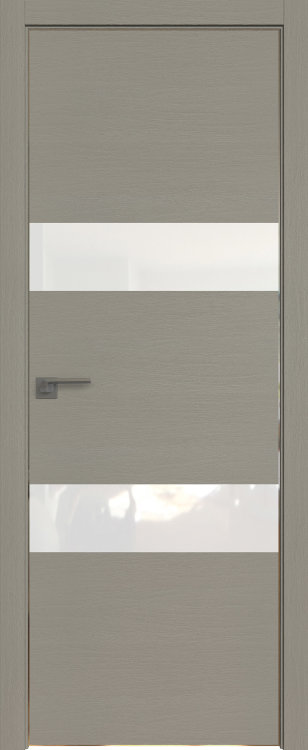 Межкомнатная дверь экошпон PROFIL DOORS 34ZN с алюминиевой кромкой 