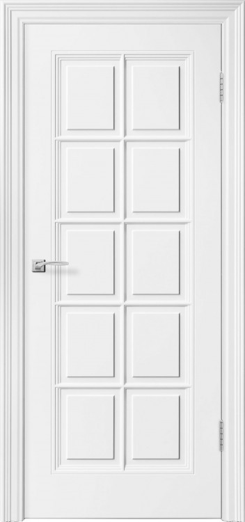 Межкомнатная Дверь Ульяновская «Версаль Прованс 10» Премиум класс, Эмаль Белая Натуральный шпон 