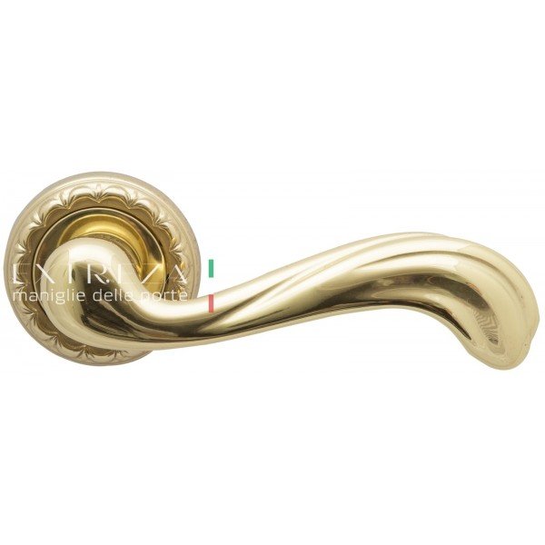 Дверная ручка EXTREZA NINA 317 R02 F01 полированное золото 