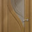 Межкомнатная Дверь Ульяновская «Дианит» (Новый стиль) Дуб остекленная. Натуральный шпон