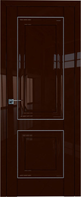Глянцевая дверь экошпон PROFIL DOORS 27L 