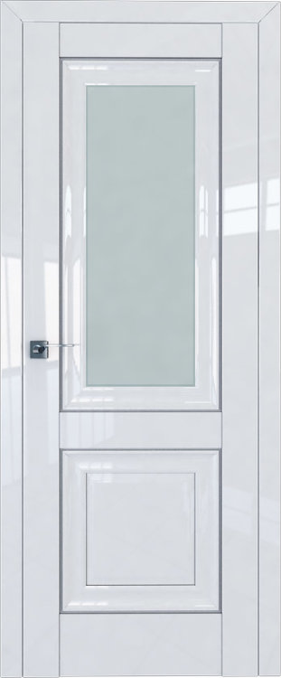 Глянцевая дверь экошпон PROFIL DOORS 28L 