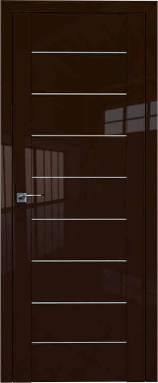 Глянцевая дверь экошпон PROFIL DOORS 45L 