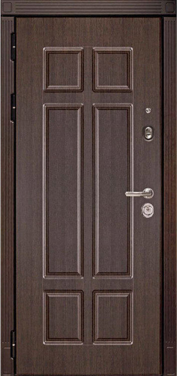 Входная металлическая дверь HAUSDOORS HD4 (Зеркало белое) 
