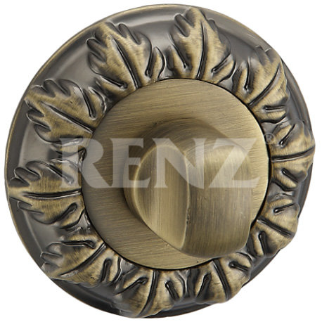 Завертка сантехническая Renz BK10 MAB матовая бронза 