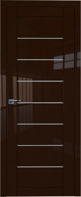 Глянцевая дверь экошпон PROFIL DOORS 71L 