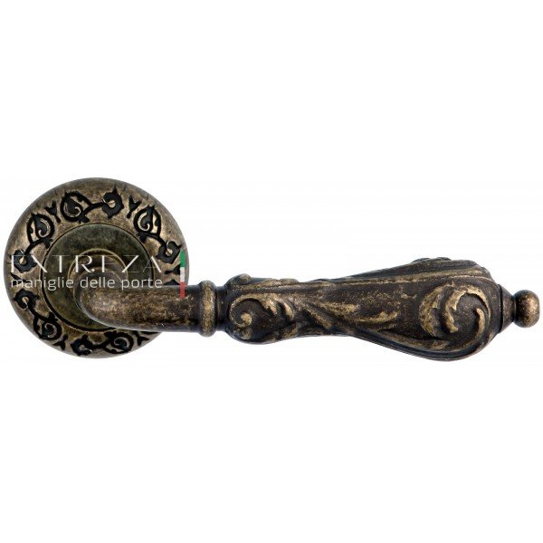 Дверная ручка EXTREZA GRETA 302 R04 F23 Античная бронза 
