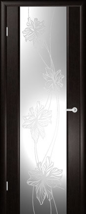 Ульяновские двери Regidoors Стелла-2 Венге стекло-зеркало