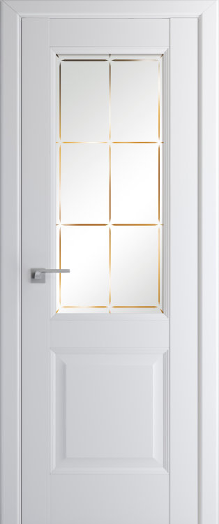 Межкомнатная дверь матовая экошпон PROFIL DOORS 90U 