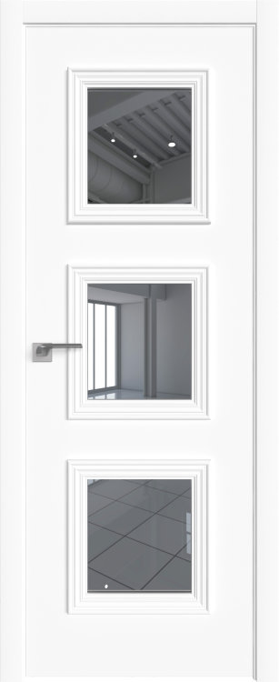 Межкомнатная дверь экошпон PROFIL DOORS 55E с зеркалом 