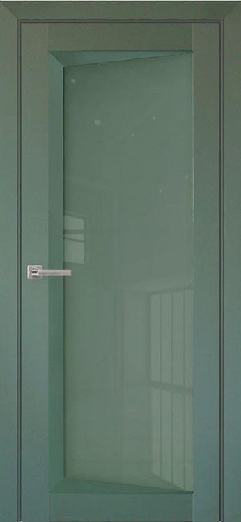 Двери межкомнатные экошпон Uberture Перфекто 105 остеклённая 