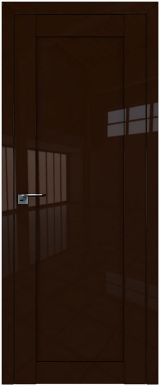 Глянцевая дверь экошпон PROFIL DOORS 2.18L 