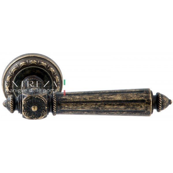 Дверная ручка EXTREZA LEON 303 R02 F23 Античная бронза 
