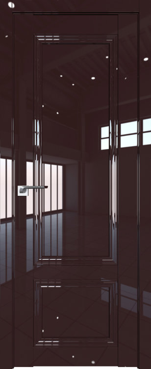Глянцевая дверь экошпон PROFIL DOORS 2.102L 
