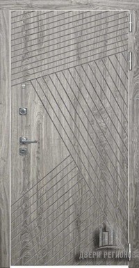 Входная металлическая дверь "Nova" цвет дуб мелфорд грей софт