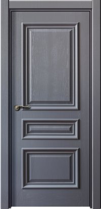Межкомнатная дверь VIVA Premium «Elite» Премиум класс Шпон натурального дуба, покрыт серой эмалью