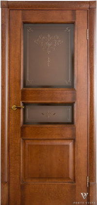 Белорусские двери PORTE VISTA Флоренция Терзо Ручная отделка; Массив сосны; Шпон ольхи; 2 года гарантии; Бесшумная коробка.