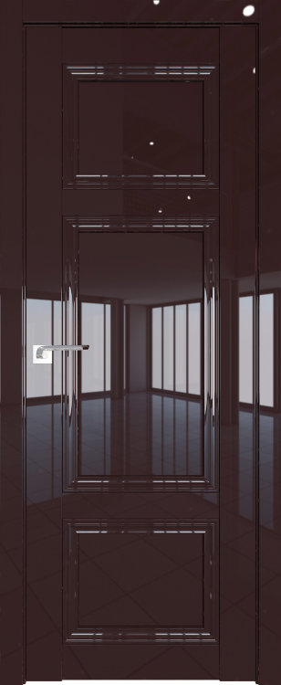 Глянцевая дверь экошпон PROFIL DOORS 2.104L 