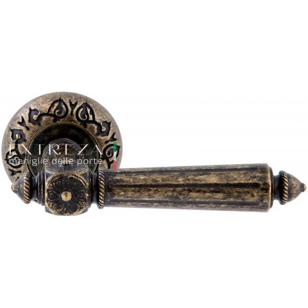 Дверная ручка EXTREZA LEON 303 R04 F23 Античная бронза 