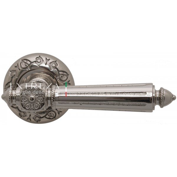 Дверная ручка EXTREZA LEON 303 R04 F21 Полированный никель 