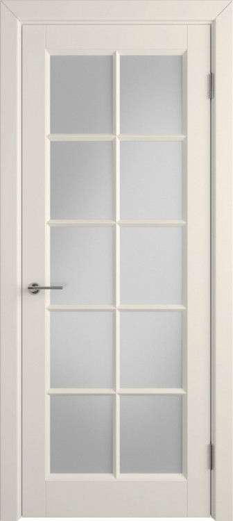 Межкомнатные двери Эмаль VFD Stockholm Glanta White Cloud 