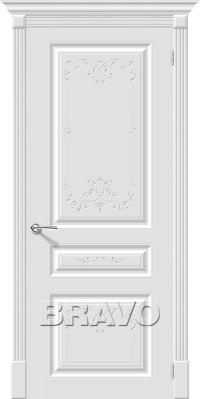 Межкомнатная эмалированная дверь БРАВО Скинни-14 Материал: MDF. Внутреннее заполнение: Жесткий сотовый наполнитель. Отделка полотна: Двухкомпонентная полиуретановая эмаль Renner (Италия). Толщина полотна (мм): 39.